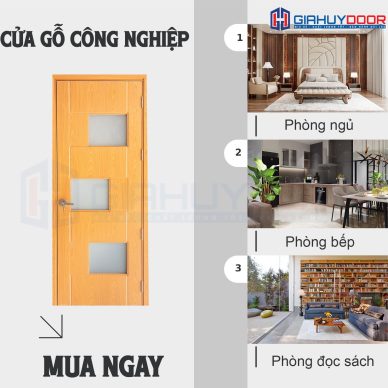 CỬA GỖ CÔNG NGHIỆP GIAHUYDOOR – TỐI ƯU CHI PHÍ, NÂNG TẦM THẨM MỸ